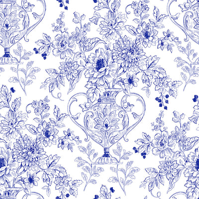 Amphora Wallcovering - Cobalt