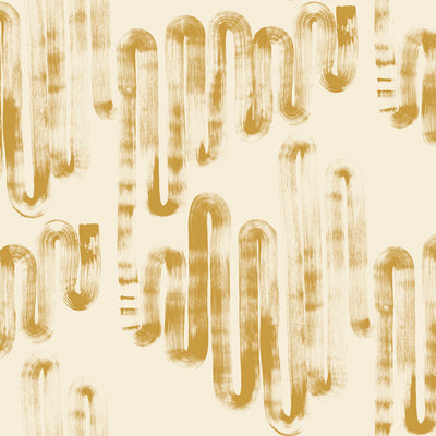 Gesture 6 Wallcovering - Goldenrod