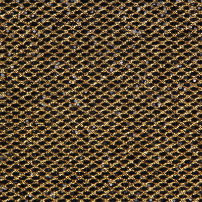 Woven Sequins Wallcovering - Black / Copper