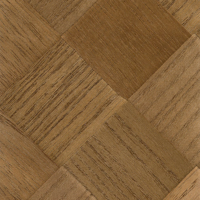 Cumin Diagonal Check Wood Wallcovering