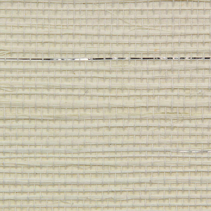 White Grasscloth Wallcovering