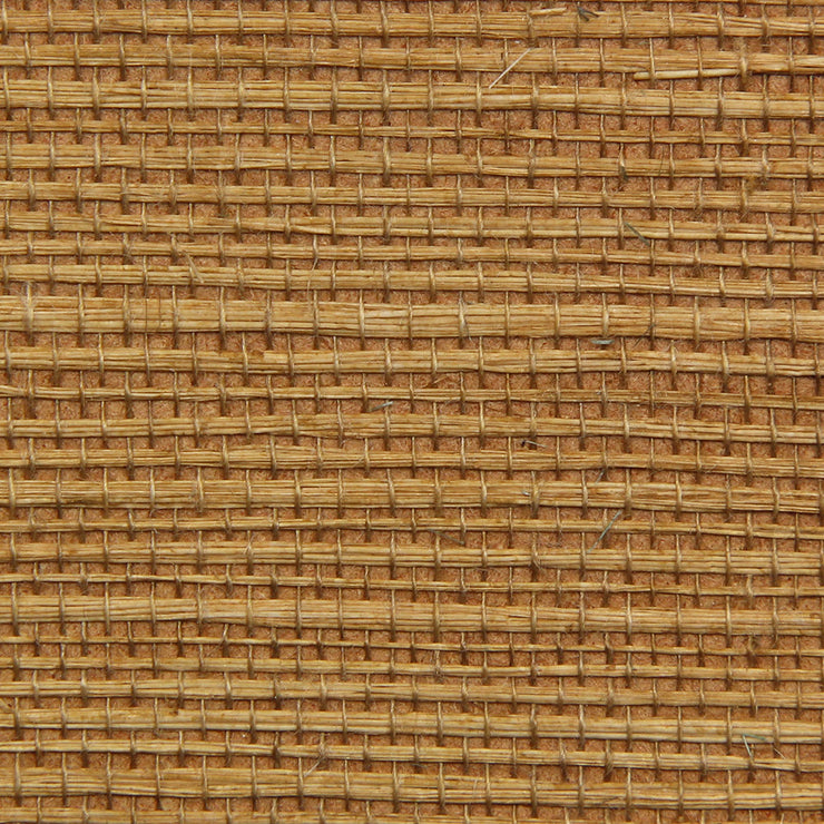 Russet Khaki Grasscloth Wallcovering