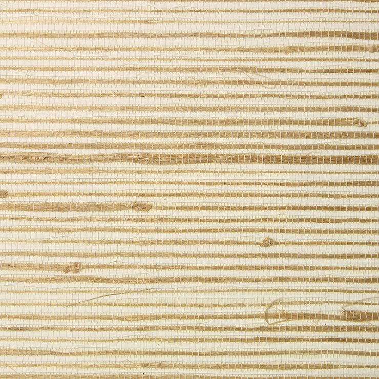 Rustic Cream Grasscloth Wallcovering