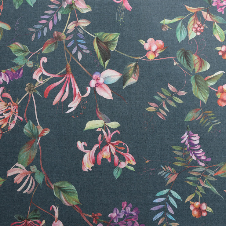 Jubilant Floral - Midnight Wallcovering