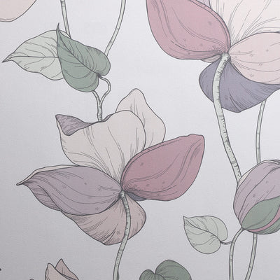 Spring - French Mauve Wallcovering