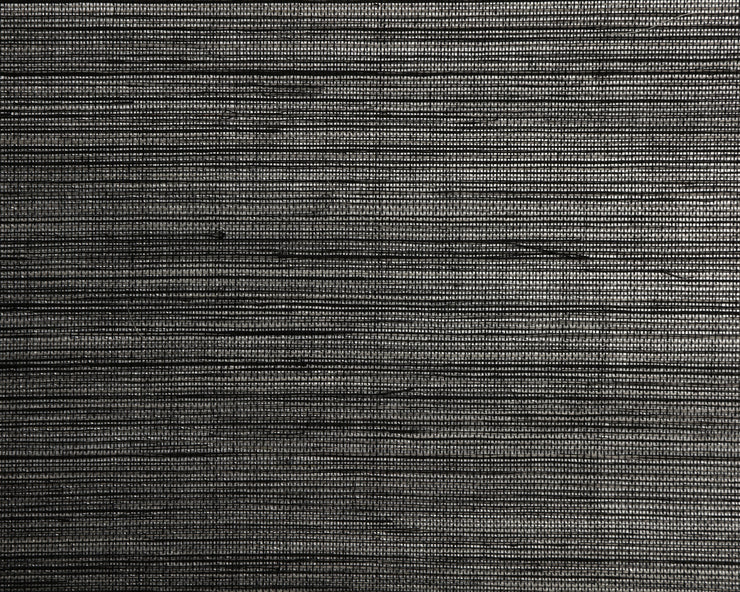 Duo Sisal Wallcovering - Black and White