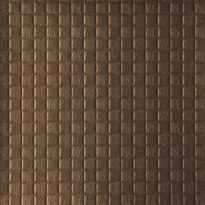 Squares Wallcovering - Antique Brass