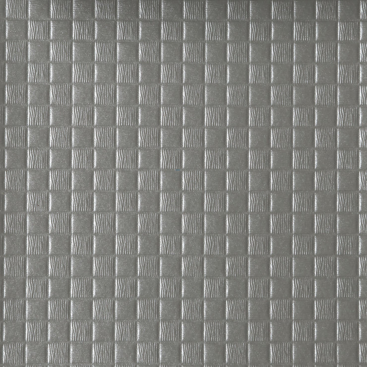 Squares Wallcovering - Brushed Nickel