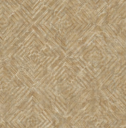 Labyrinth Gold Geometric Wallpaper Wallpaper