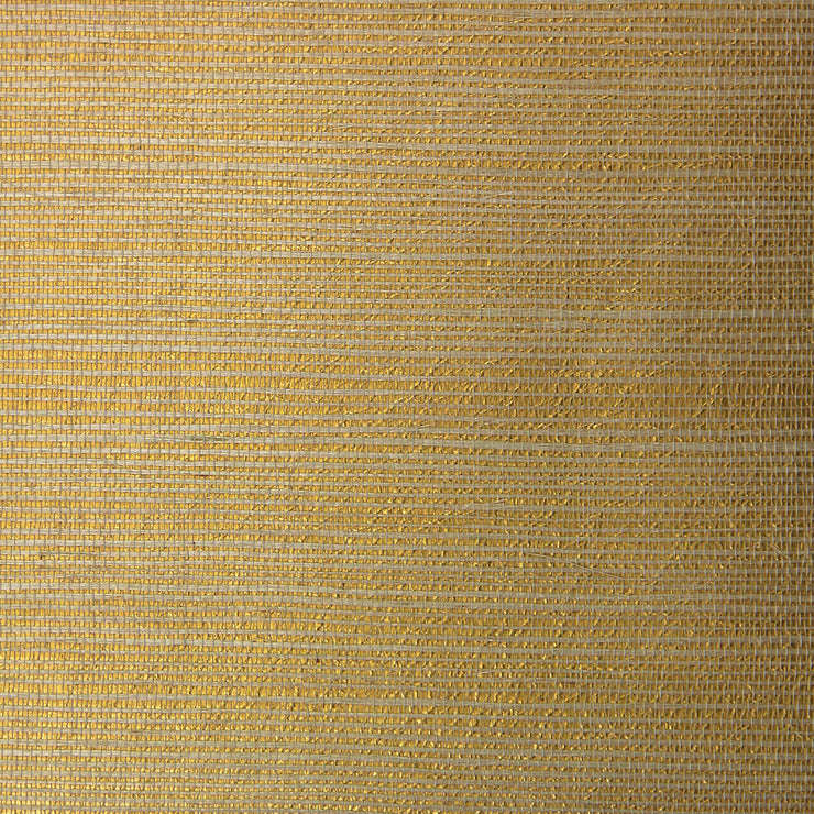 Sisal - Ivory on Gold Wallpaper